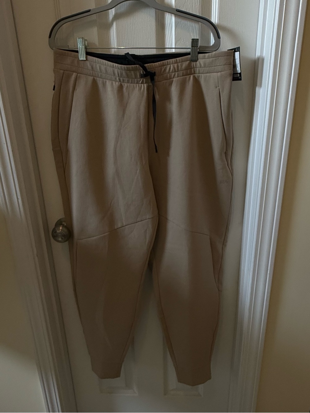 DSG Beige Jogger Sweatpants with Drawstring